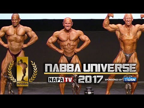 NABBA Mr Universe 2017 - Over 50's Posedown & Winners