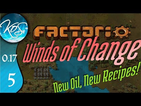 Factorio 0.17 Ep 5: STARTING RED & GREEN SCIENCE - Winds of Change - Tutorial Let's Play, Gameplay