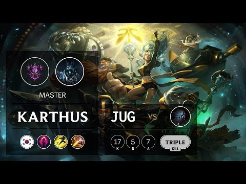 Karthus Jungle vs Kindred - KR Master Patch 9.11