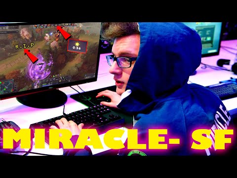 THE REASON WHY  WE CALL HIM M-GOD! MIRACLE- SF KILLING VOID SPIRIT IN 0 MINUTE! | DOTA 2 MICRO
