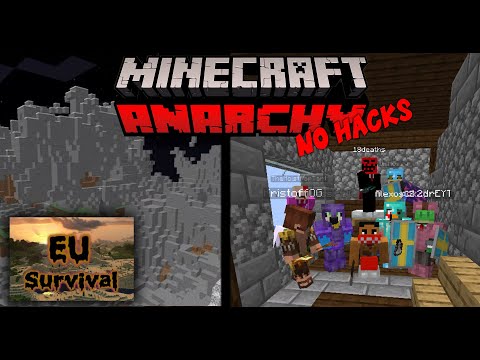 Minecraft 1.18 ANARCHY (no hacks) | eusurvival.com