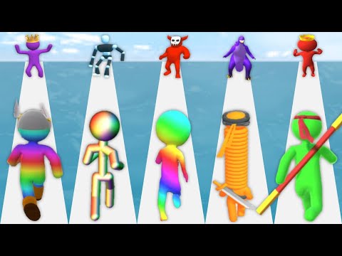 Playing 1000 Short Satisfaying Games - Giant Rush, Tall Man Run, Size Up, Long Neck Run, Level Up...
