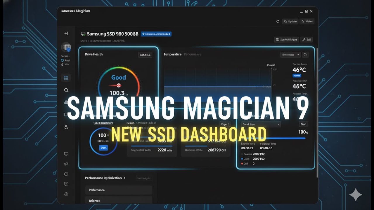 Samsung Magician 9 Complete Guide – Monitor SSD Health, Performance & Firmware SSD Monitoring