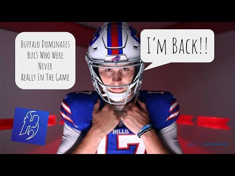 Josh Is Back - Buffalo Dominates Bucs