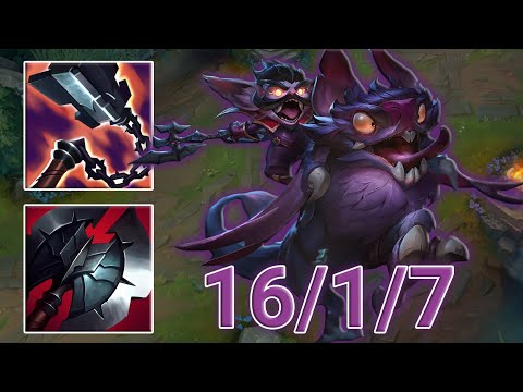 Top Kled VS Olaf Highlights | EUW GrandMaster | Patch 12.16