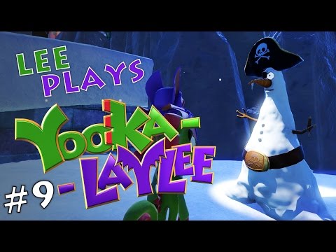 Lee Plays Yooka Laylee Ep 9 - Snowmen & Hats Locations - Glitterglaze Glacier