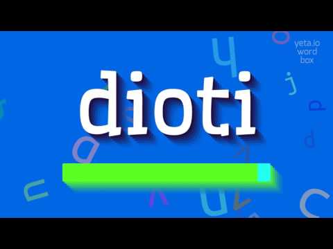 How to say "dioti"! (High Quality Voices)