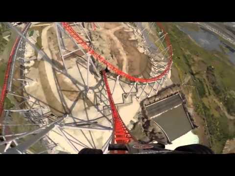 Vialand Nefeskesen Roller Coaster Full Ride Double GoPro Shooting   YouTube