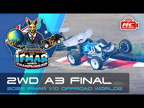 2WD A3 Final | 2025 IFMAR 1/10 Offroad Worlds Championships (Sydney, Australia)