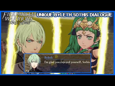 Unique Byleth and Sothis Battle Dialogue - Fire Emblem Warriors Three Hopes