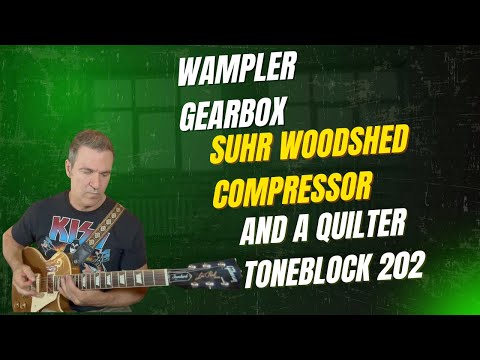 Ever try a Wampler Gearbox and Suhr Woodshed comp?
