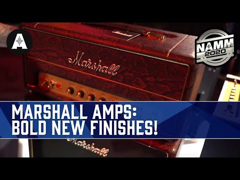 Exclusive Finishes for the Marshall Studio Range! - NAMM 2020