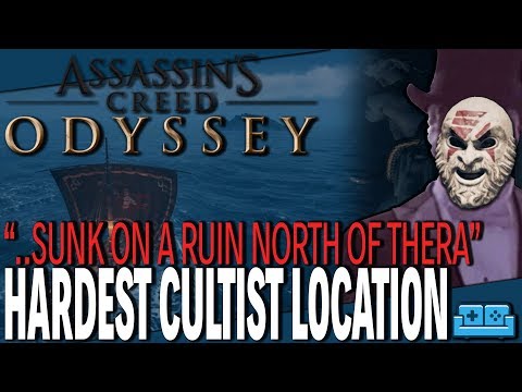ASSASSIN'S CREED ODYSSEY | "SUNK ON A RUIN NORTH OF THERA" CULTIST LOCATION GUIDE