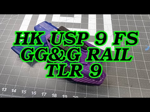 Building a Holster for a HK USP9 with GG&G TLR9 Attached