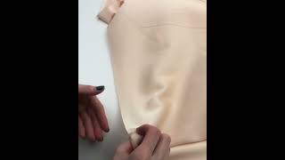8028-7 Искусственный шёлк цвет Бежево-персиковый 100 гр/м2, 150 см на YouTube