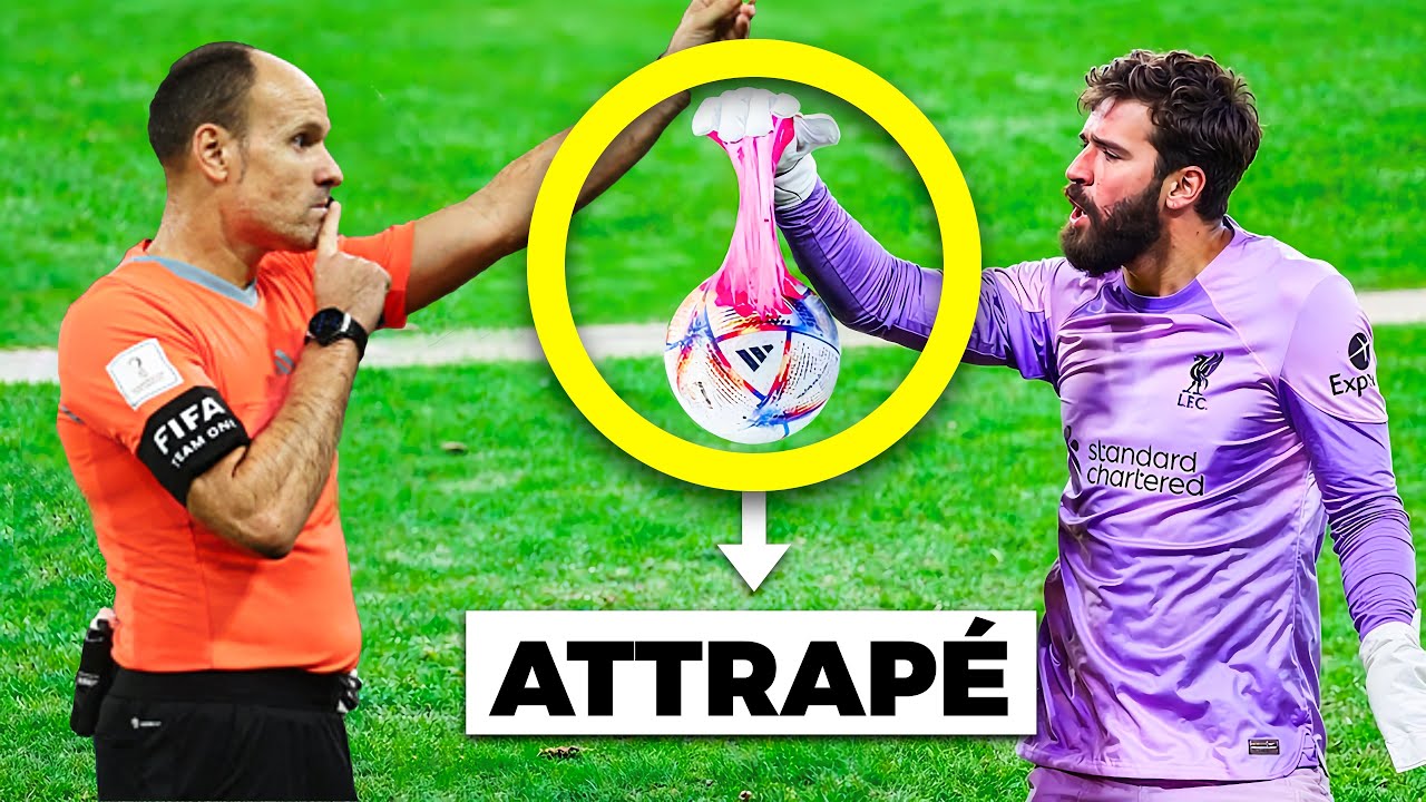13 footballeurs qui ont été pris en flagrant délit de tricherie!