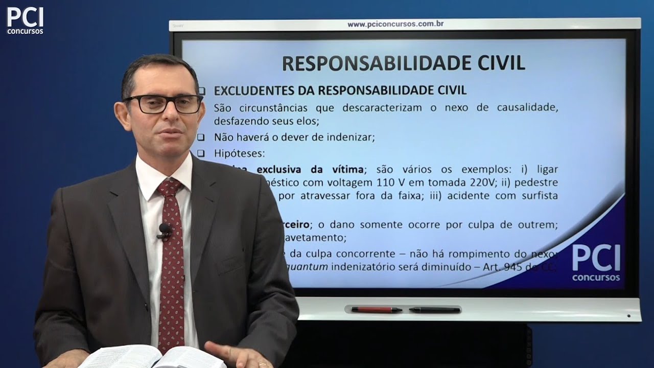 Aula 43 - Responsabilidade Civil - Excludentes de causalidade e perda da chance