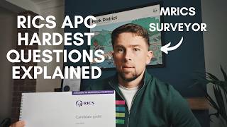 MRICS SURVEYOR EXPLAINS DIFFICULT RICS APC QUESTIONS