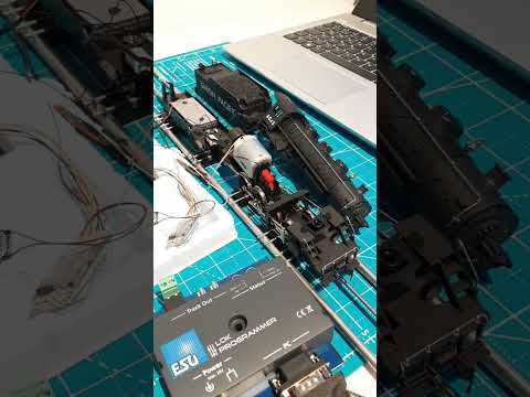 Installing #esu  #LokSound decorder to Mehano Union Pacific steam locomotive #shorts #modeltrains