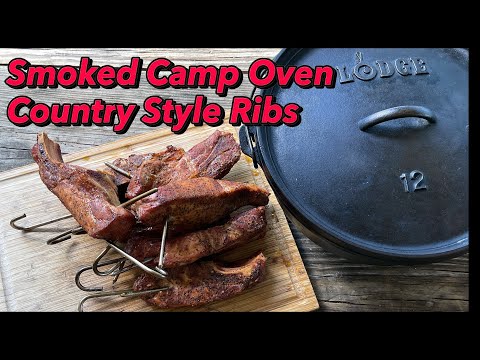 Smoked Camp Oven Country Style Ribs