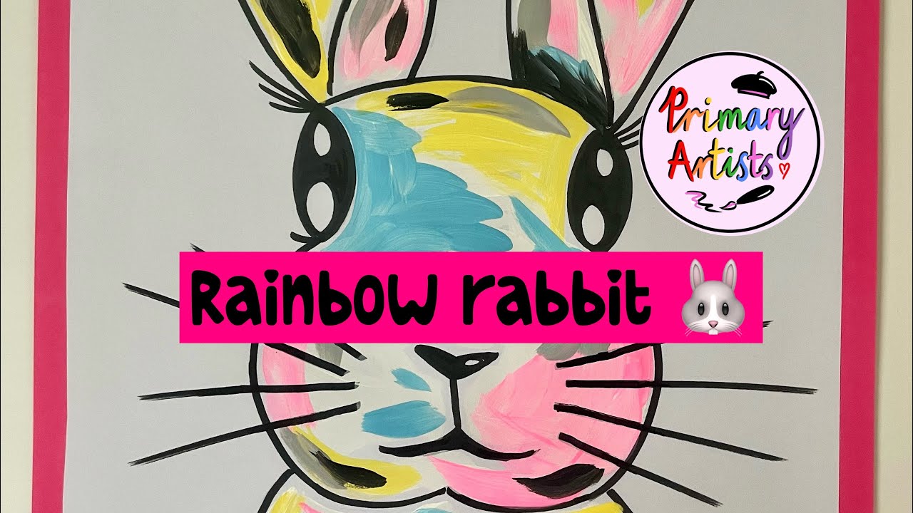 Rainbow Rabbit 🐰🩷🩵💛