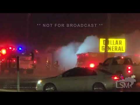 12-22-2022 Girard Illinois  - Structure Fire During Winter Storm Warning