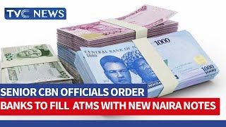 CBN Senior Officials Enforce Banks To Load ATMs With New Naira Notes