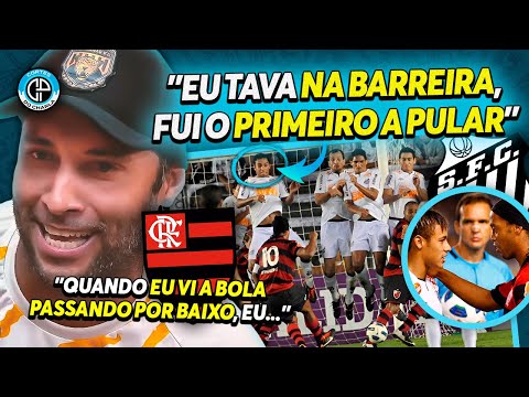 IBSON CONTA HISTÓRIA INÉDITA DO FLAMENGO 5 X 4 SANTOS DE RONALDINHO E NEYMAR
