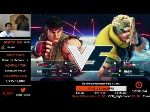 SF V Beta - Myakyo (Nash) vs MDZ Jimmy (Ryu)
