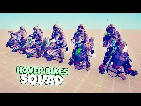 HOVER BIKES SQUAD vs EVERY FACTION | TABS Totally Accurate Battle Simulator Gameplay