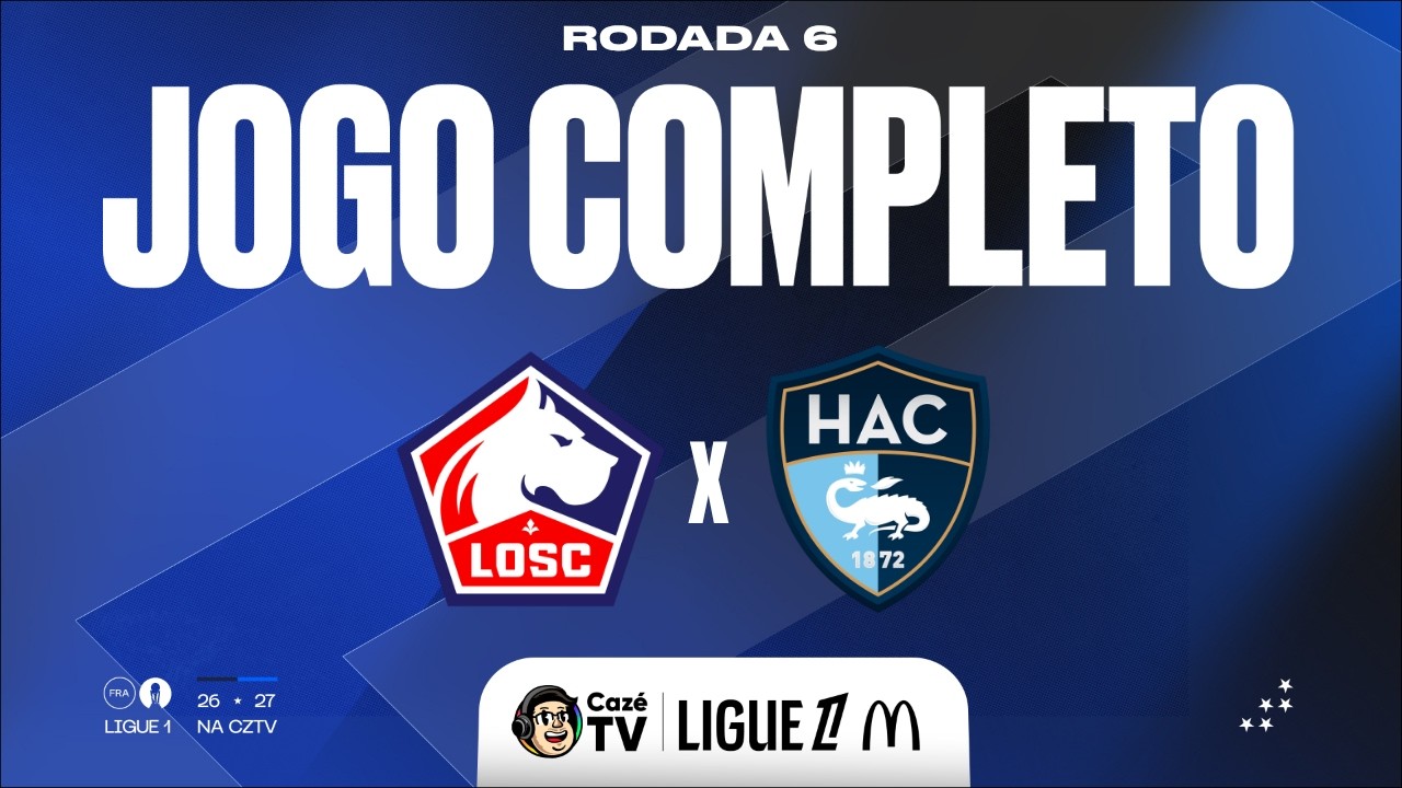 JOGO COMPLETO (SOM AMBIENTE): LILLE X LE HAVRE | LIGUE 1 26/27 | 6ª RODADA