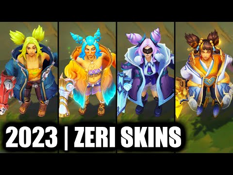 ALL ZERI SKINS SPOTLIGHT | League of Legends