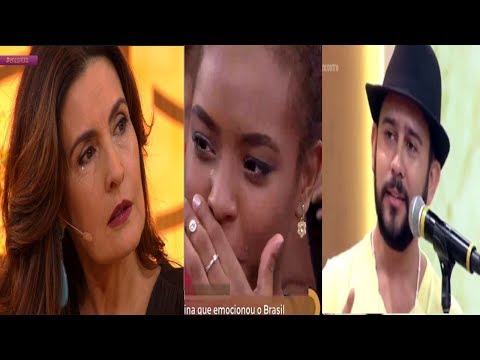 Fátima Bernardes CHORA ao ouvir Bráulio Bessa recitar Poesia para Laura Beatriz no encontro 7/7/2017