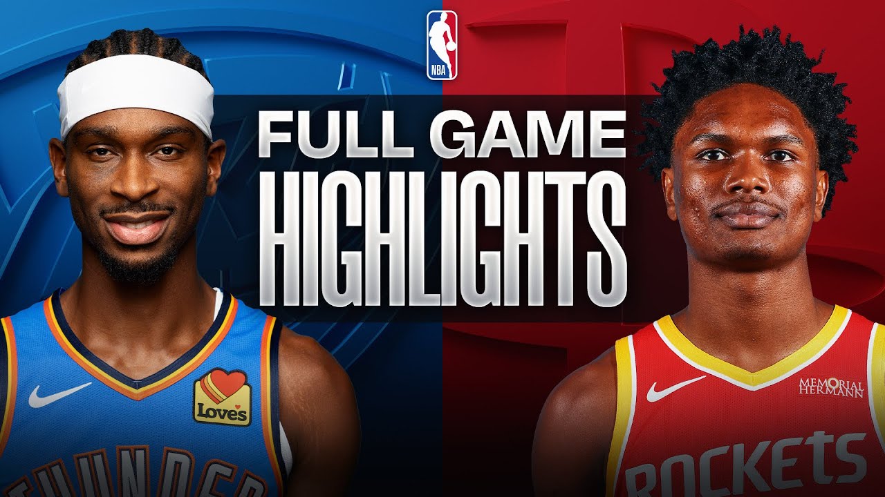 THUNDER at ROCKETS | NBA PRESEASON FULL GAME HIGHLIGHTS | October 15, 2026