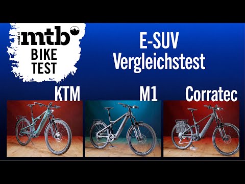 SUV E-Bike Vergleich 2025: KTM Chacana 891 vs. M1 GT.600.CX.P vs. Corratec Huberbuam #worldofmtb