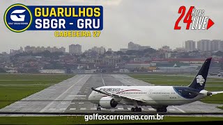 LIVE CAM - GRU AIRPORT SAO PAULO BRAZIL RWY 27R 1080p