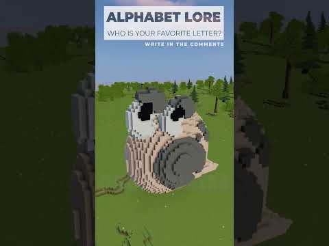 NOOB MINERS - ALPHABET LORE Letter Q BUILD CHALLENGE in Minecraft