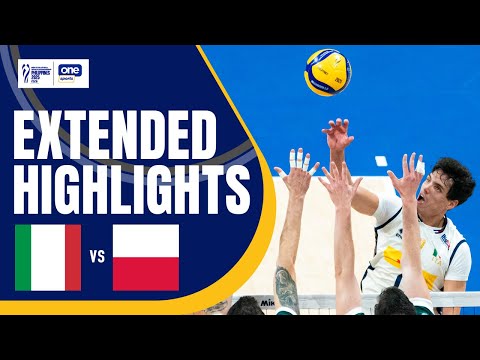 ITALY vs. POLAND | EXTENDED HIGHLIGHTS | 2025 FIVB MEN'S WORLD CHAMPIONSHIP SF | SEPT. 27