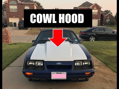 1986 Mustang GT Project - Cowl Hood