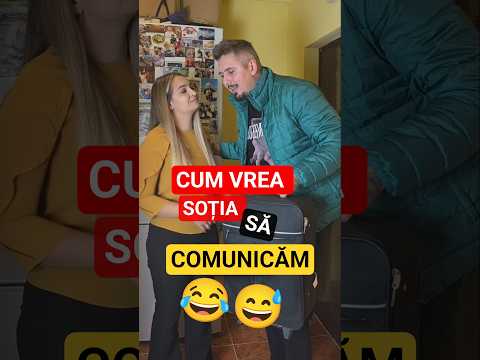 Cum vrea să comunicăm 😅🤦‍♂️ #funnyshorts #romania #comedy #funny #pamflet #couple #comedyshorts