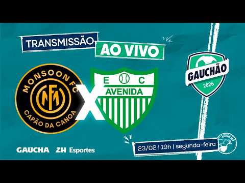 JOGO COMPLETO: MONSOON 1x1 AVENIDA | QUADRANGULAR DO REBAIXAMENTO | GAUCHÃO | 23/02/2026