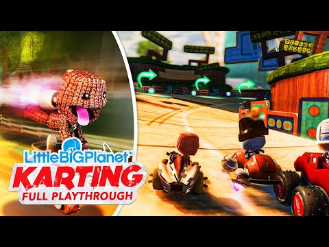 LittleBigPlanet Karting Full Playthrough | PS3
