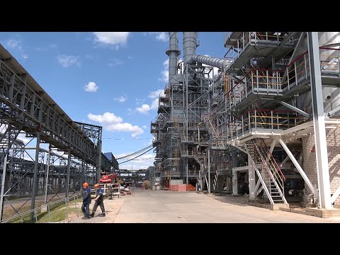 Завершается проект строительства комплекса гидрокрекинга тяжелых нефтяных остатков в Мозыре видео