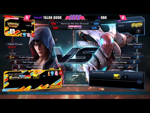 TALON Book (Jin/Anna) vs OBK (Toshimitsu)- ICFC ASIA: Preseason Week 4 - Losers Final