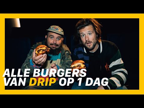 ALLE BURGERS VAN DRIP FESTIVAL OP 1 DAG
