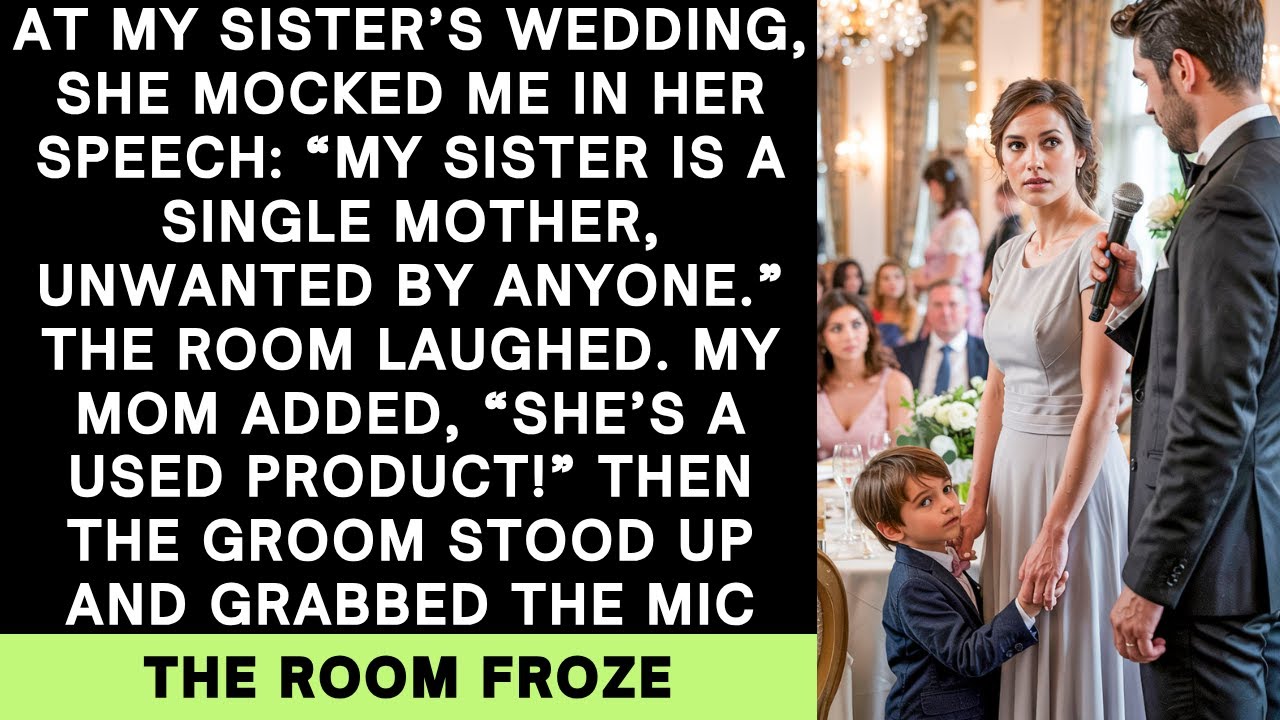 At My Sister’s Wedding, She Publicly Mocked Me — Then Her Groom Silenced the Whole Room