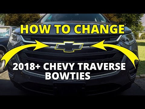 How to Install 2018 - 2020 Chevy Traverse Bowties - Front and Rear