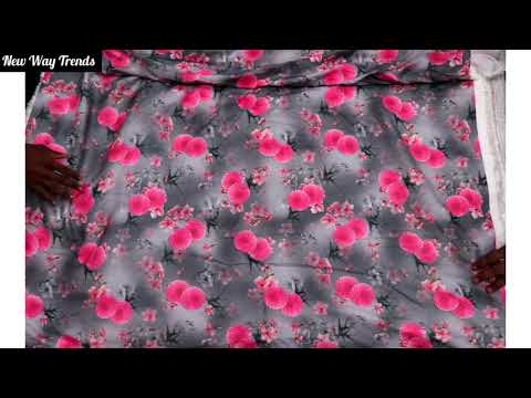 Rayon Digital Printed Fabric