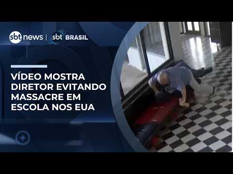 Ex-aluno invade escola armado e é contido por diretor em Oklahoma (EUA)