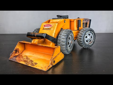 Restoration Tonka Mini  Loader 1985s Toy Restoration